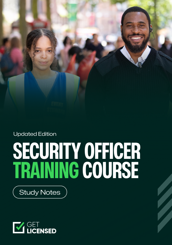 Glossy Paperback Course Book (SIA Security Guard Training)